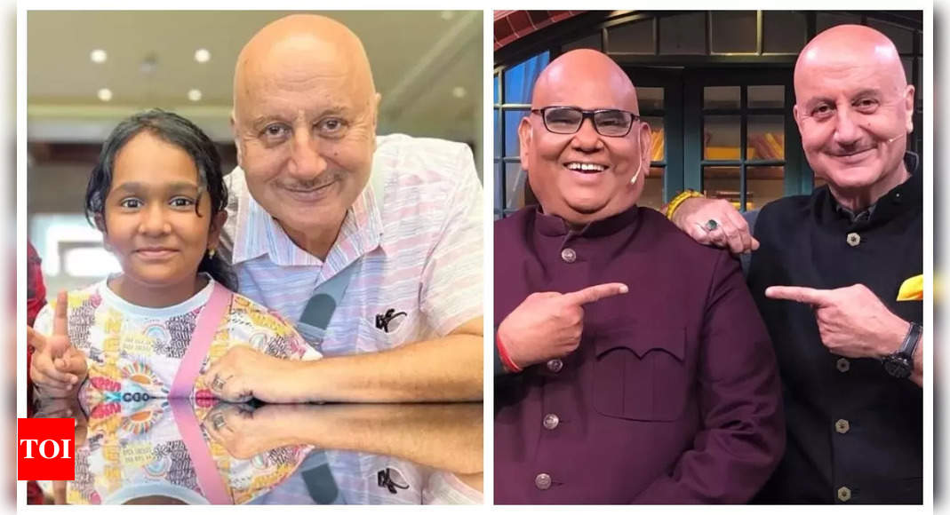 Anupam Kher reveals Vanshika will always be like a daughter to him: 'Nobody can replace Satish Kaushik in her life...' - Exclusive | - The Times of India